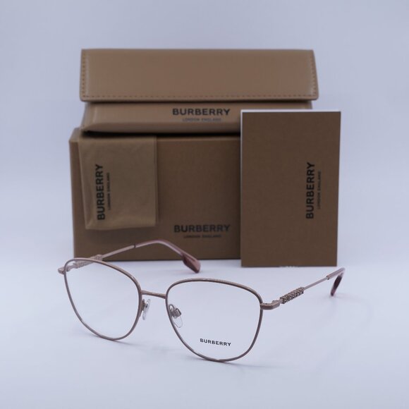 Burberry BE1376 1343 Cat Eye Eyeglasses 53mm – Pink - Picture 1 of 9